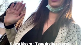 Ava Moore – Ssanie w toalecie w parku w Lyonie z Luna Rival – PORNO REALITE