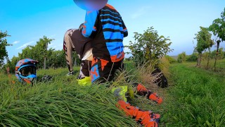 Outdoor Fuck z moim BF w Fox MX Gear